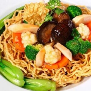 Mì xào rau