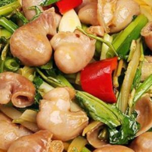 Bào tử ếch xào cải chua