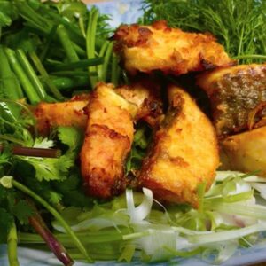 Cá Lăng Chình nướng muối ớt