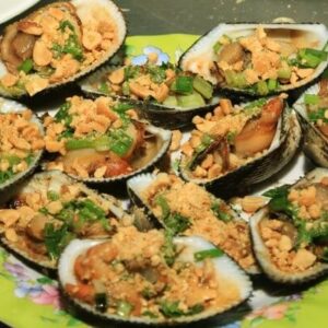 Sò Lông Nướng mỡ hành