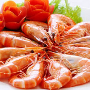 Tôm sú Hấp rau răm