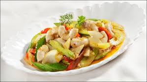 Dồi trường xào chua ngọt