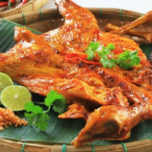 Gà tre nướng muối ớt