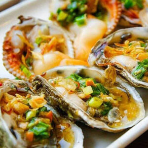 Hào Nướng mỡ hành