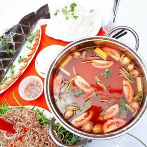 Lẩu Cá lăng măng chua