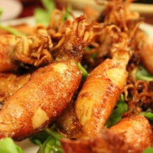 Mực ống Chiên Nước Mắm