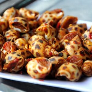 Ốc hương Nướng mọi, muối ớt