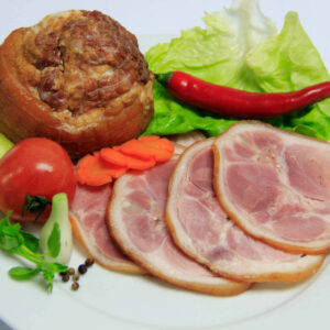 Bắp heo xông khói